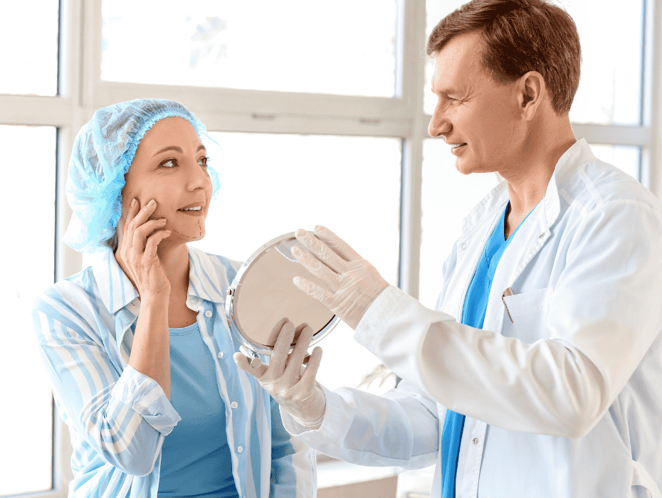 Cosmetic Consultation with Mirror Evaluation