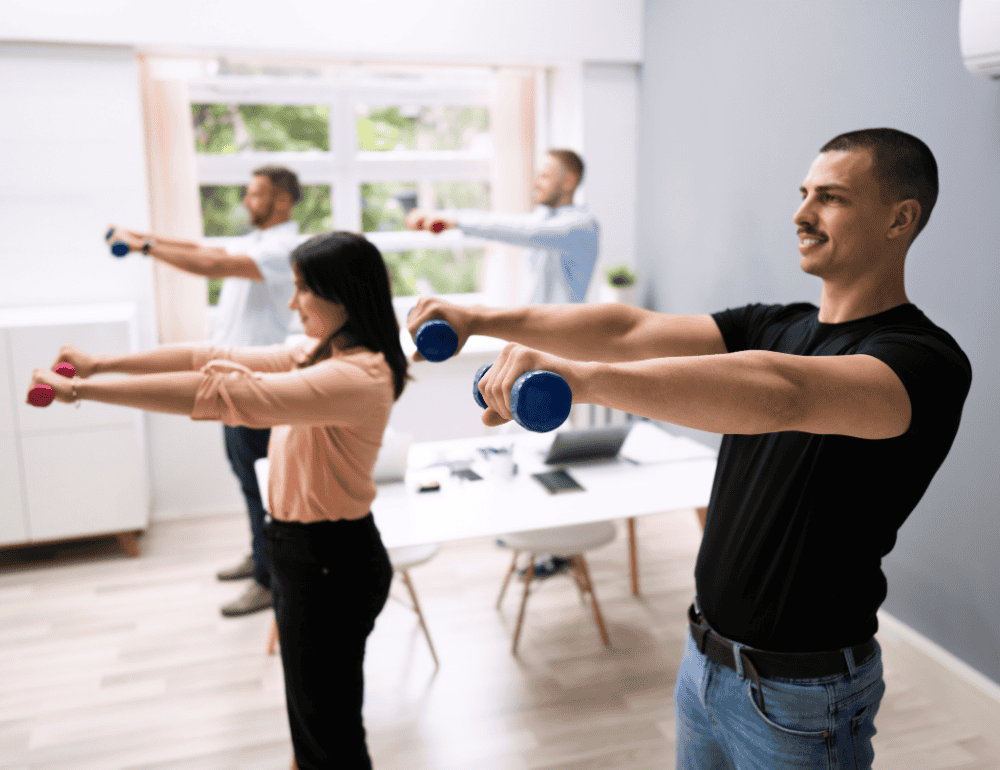Group Fitness Training Indoors