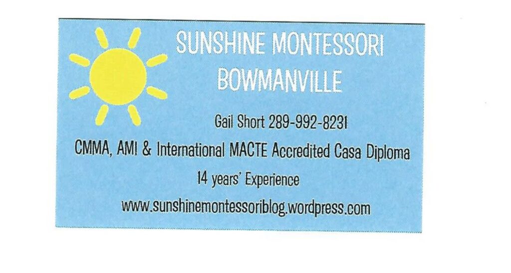 Sunshine Montessori Bowmanville